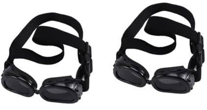INOOMP 2 Stück Uv-schutzbrillen Für Hunde Mit Dehnbarem Band Sichere Brillen Für Ihr Haustier