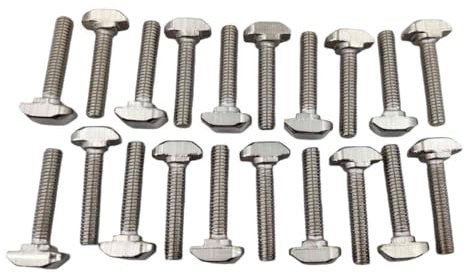 MakerMind 20x M5 Hammerkopfschraube Nut 6 25mm für Aluminiumprofile