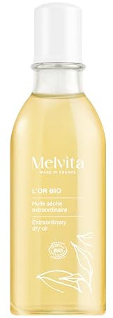 Melvita - Huile L'Or Bio - 5 Huiles Précieuses - Hydrate et Sublime - Flacon Pompe 50 ml