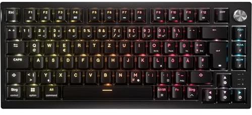 Corsair K65 Plus Wireless MLX Fusion PBT Mechanical Keyboard, Backlit RGB LED, Corsair MLX Fusion (Tactile) (CH-91D441F-DE)