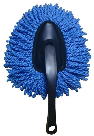 Mobestech Petit Plumeau Mini Brosse À Cire Microfibre Époussetage Rapide pour Maison Et Voiture Nettoyage Doux sans Rayures 11.4X3.3X1 Pouces