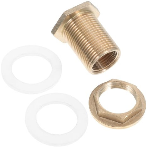 MUSISALY Brass Adapter for Water Tank Hose Threaded Connectors for Aquarium Garden Tap Connector Kit