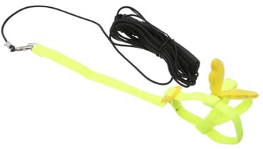 HAPINARY Vogelgeschirr Mit 0,8 cm Breitem Nylon-gurtband Ca 2 Meter Langes Vogelseil Praktisches Vogeltrainings-traktionsseil Für Kleine Vögel Wie Wellensittiche Und Nymphensittiche