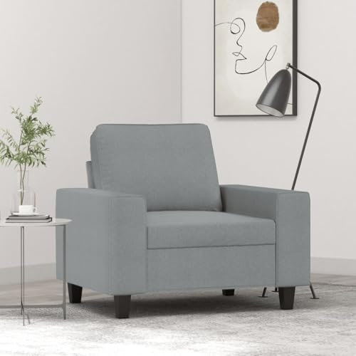 Xichuzi Sillón de Tela Gris Claro 60 cm, Butacas De Cine, Sillones Salon, Sillon Tantra Sexual, Sillón De TV, Sillon Lactancia - 359375