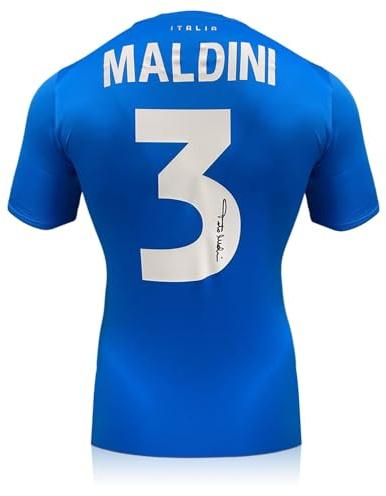 Exclusive Memorabilia Maglia dell'Italia autografata da Paolo Maldini