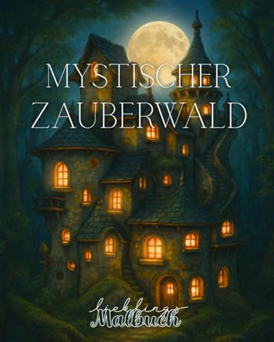 Mystischer Zauberwald - Malbuch für Erwachsene: Ein magisches Ausmalbuch für Erwachsene mit detailverliebten Häusern und mystischer Atmosphäre