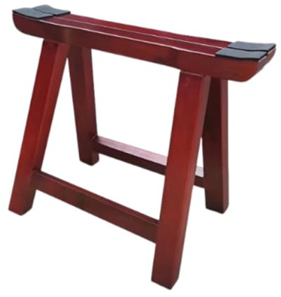 Harilla Guzheng-Ständer aus Holz, stabil, robustes Gestell, Ausstellungsständer für Bühnenauftritte auf Reisen für Anfänger, Rot