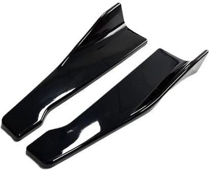 Minigonne Laterali Kit Parafango Laterale Auto Antigraffio 2 Pezzi 48 Cm Minigonne Laterali Posteriori Per VW Per Golf 5 6 7 Polo Per Scirocco MK5 MK6 MK7 Per GTI R. Minigonne Laterali Estensione(Glos