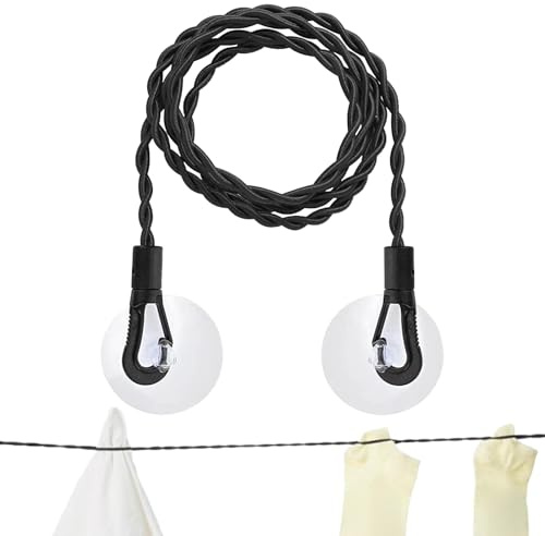 Corde Per Il Bucato Da Viaggio, Corda Retrattile Portatile Per Lavare In Viaggio, Design Antivento Con Cavo Resistente Per Asciugamani Vestiti In Balcone Bagno Borsa