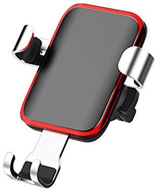 Cargador inalámbrico de coche de 10 W Qi de carga rápida con sujeción automática y soporte de gravedad ajustable para iPhone XS/XS Max/XR/X/8/8 Plus y todos los dispositivos habilitados para Qi