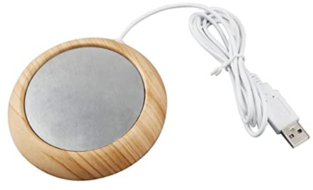 MUELODSIC Chauffe Tasse USB avec Plaque Chauffante Support Chauffant pour Mug Thé Café et Cacao Câble Long pour Bureau et Maison Finition