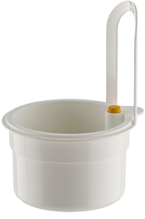 Abtropfkorb, für Spüle, automatisches Ablaufsystem, robustes ABS (14 x 8 x 20 cm) – für, und Abfälle – Haus, Restaurant,