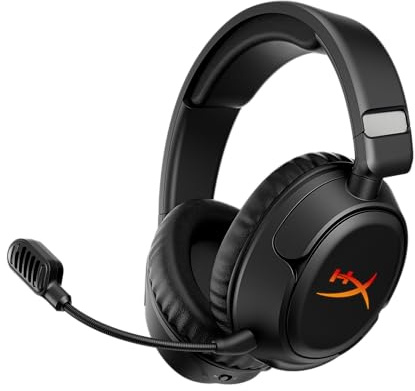 HyperX Cloud Flight 2 Casque gaming sans fil, lumières RVB personnalisables | Batterie jusqu'à 100 heures, sans fil 2,4 GHz, Bluetooth, Instant Pair, PC/PS/Switch, noir