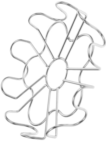 DIYEAH Estante para Huevos al Vapor de Acero Inoxidable Soporte Resistente y Compacto para Cocer al Vapor Apto para Olla Presión Cocina Doméstica y Profesional