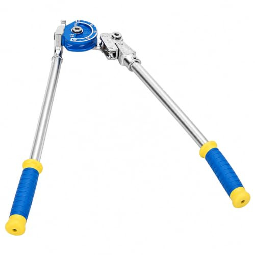 Piegatubi manuale a 180 gradi Heavy Duty 1/2 pollice in acciaio inossidabile strumento di piegatura per costruzione e riparazione garage