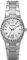 Fossil Damen Serena Quarz-Edelstahl-Dreizeigeruhr, Farbe: Silver Glitz (Modell: AM4141)