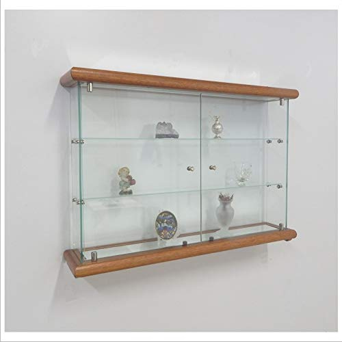 VM ART DESIGN GLASS BY VETRERIA MICELI Glashängevitrine VMBR3HT-TR (Cherry Wood)