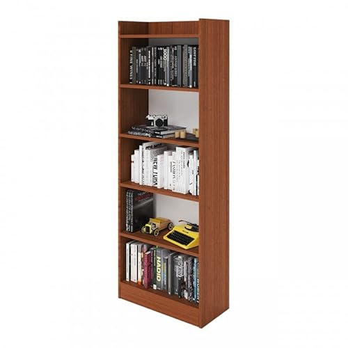 Argonauta Italia Mobile Libreria Noce Antico in legno nobilitato 6 ripiani H180x64x29 cm