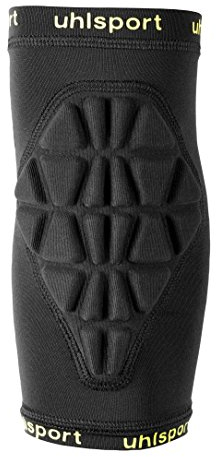 uhlsport Unisex Bionikframe albuebeskytter Ellbogenschoner, schwarz/fluo gelb, M EU