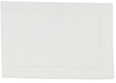 DONE Deluxe Badteppich, Baumwolle, Sterne Weiß, 60 x 80 x 1 cm