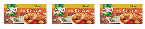 3x knorr Delicato dado brodo Suppenwürfel Brühe sanft reich an Geschmack 10 pz