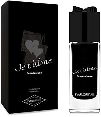 EvaflorParis Je T'AIME Scandaleuse Eau de Parfum städare för kvinnor, 100 ml, 1 st.