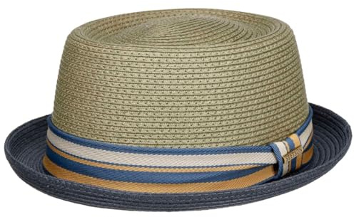 Stetson Licano Pork Pie Strohhut UV-Schutz 40 Damen und Herren Frühling Sommer