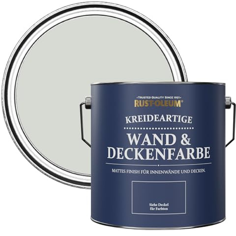 Rust-Oleum Grey Matt Emulsion Wall Paint - Winter Grey 2.5L
