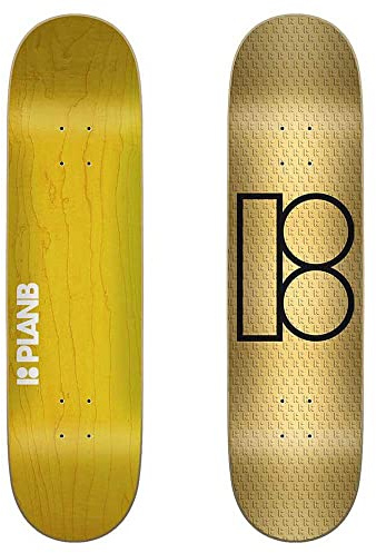 Plan B Foil D & B Classic Gold 8.0 x 31.75 Zoll Deck Chassis, Erwachsene, Unisex, Mehrfarbig (Mehrfarbig), Einheitsgröße