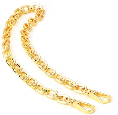 jiesinlov Geldbörse Kette Riemen Handtasche Gold Ketten Schulter Tasche Riemen Ersatz, mit Metallschnallen(E60CM)