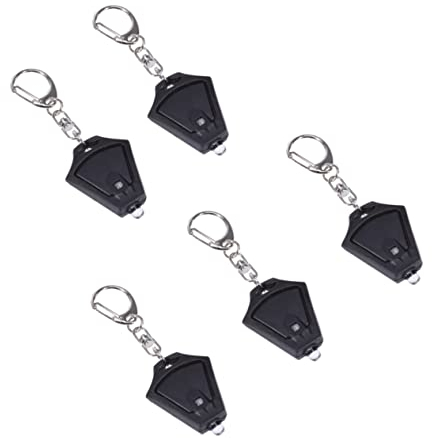 OSALADI 5 Stk Schlüsselhalter für Geldbörse Mini-Schlüsselanhänger Geldbörse Schlüsselanhänger -Schlüsselbund-Taschenlampe Taschenlampe Licht Lampe Schlüsselring-Lichtlampe Münzbeutel