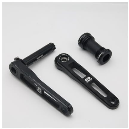 LSRRYD 165mm 170mm 175mm Integrierte Hohl Kurbelgarnitur Mit Tretlager 68mm 73mm Aluminium Leichtbau Kurbelarme for Rennrad Faltrad