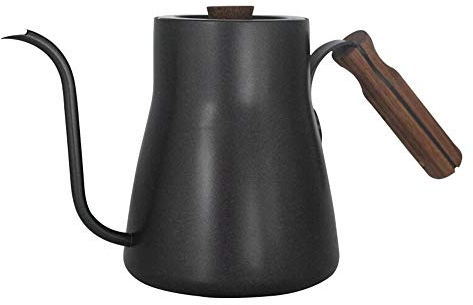 OQHAIR Coffee Kettle 9 Cups 450ML Food Grade Stainless Steel Espresso Maker with Safety Valve Percolator Coffee Maker Hand Coffee Pot Kettle Stovetop Kettles (Color : Silver, Size : 450ML