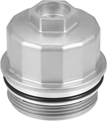 Partuto Cache De Couvercle De Boîtier De Filtre À Huile N°11427563763 - Pour Mini Convertible Base 2005-2008, Couleur Argentée En Métal - 1 Pièce