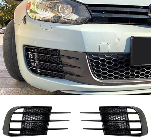 TTTao Auto Frontlippe Frontspoiler für Vw Golf 6 GTI GTD,Front Stoßstange Splitter Canard Diffusor Body Kit