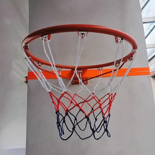 Basketballkorb Basketballkorb Zum Aufhängen für Drinnen Und Draußen, Tragbarer Basketballkorb Und -körbe, Basketball-Trainingsgerät für Die Schule Zu Hause, mit 2 Riemen