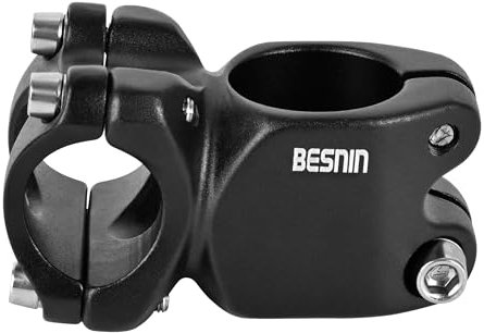 BESNIN Fahrrad Vorbau 25,4mm MTB Vorbau 7 Grad Lenkervorbau 32/45mm Kurz Fahrradlenker Vorbau Aluminiumlegierung für Mountainbike, Rennrad, BMX, Radfahren (25,4 x 32 mm)