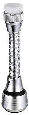 Thapncow Rallonge pour robinet, Robinet d'eau Pivotante, Rallonge Robinet Cuisine Filtre D'extension Pivotant Aérateur De Robinet Pivotant À 360°（2 types de jets）， pour Cuisine et Salle de Bain
