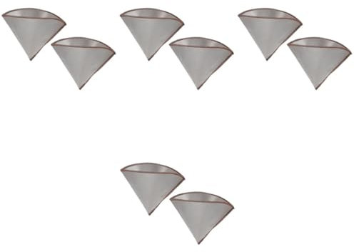 DECHOUS 4 Set Filtri Del Caffè Tazze Da Caffè Riutilizzabili Con Coperchi Filtro Per Caffè Riutilizzabile Filtro Per Caffè Americano Elettrico Macchina Acciaio Inossidabile 304 2 Pezzi * 4