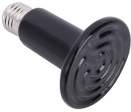 Yctze Lampada di Riscaldamento in Ceramica E27 per Rettili - Lampadina di Calore a Infrarossi 220 V -240V, Ideale per Lucertole, Serpenti, Tartarughe e Polli 100W/200W (100W)