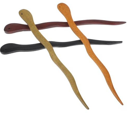 Healifty Bastoncini Per Chioma Cinesi in Legno 4 Pezzi Colorati Per Accessori Chioma Donna Per Acconciature Raccolte in Matrimoni e Celebrazioni