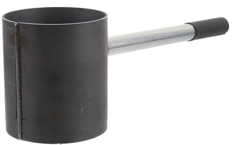 VERDANVERSE Secchio Accendifuoco in Acciaio Resistente al Calore per Barbecue Accenditore per Manico Sicuro e Design Portatile per Grigliate Campeggio e Picnic