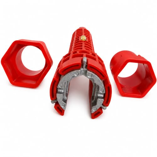 Hulthor Universal Tap Spanner 8 in 1 Sink Wrench for Tap Backnuts | Fits 1/2” and 3/4” Tap Backnuts. Universal 8 In 1 Sink Wrench for Basin Taps, Bath Taps and Tight-Space Plumbing.