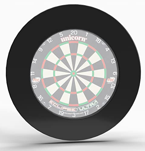 Unicorn Professionell Heavy Duty Dartboard Surround, svart