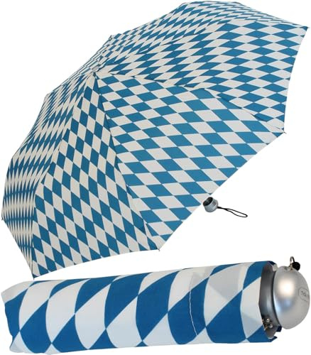 happy rain Taschenschirm Super Mini - klein, kompakt - mit Handöffner
