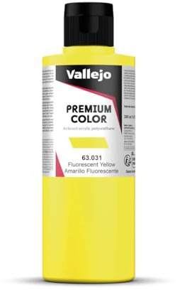Vallejo 063031 Spiel, Gelb, Fluoreszierend, 200 ml