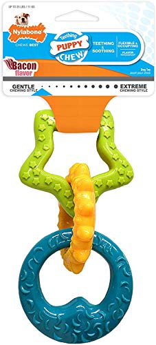 Nylabone Just For Puppies Kauspielzeug für Welpen, 3 Stück
