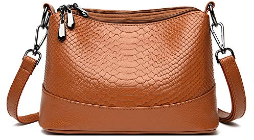 Coolives Sac à Bandoulière pour Femme en Cuir PU Petit Hobo Sac a épaule Elegant Sacs a Main Jaune