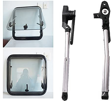 Dehnbare Fensterstreben, 230 mm, für Polyplastik, Wohnwagen, Wohnmobil (1 Paar)
