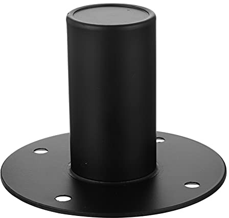 Milisten 1 Pc Speaker Iron Bottom Base Mounting Speaker Bracket Stands Pole Dj Speakers Audio Speaker Stand Speaker Cabinet Insert Speaker Mount Bracket Speaker Feet Metal Toddler Bib